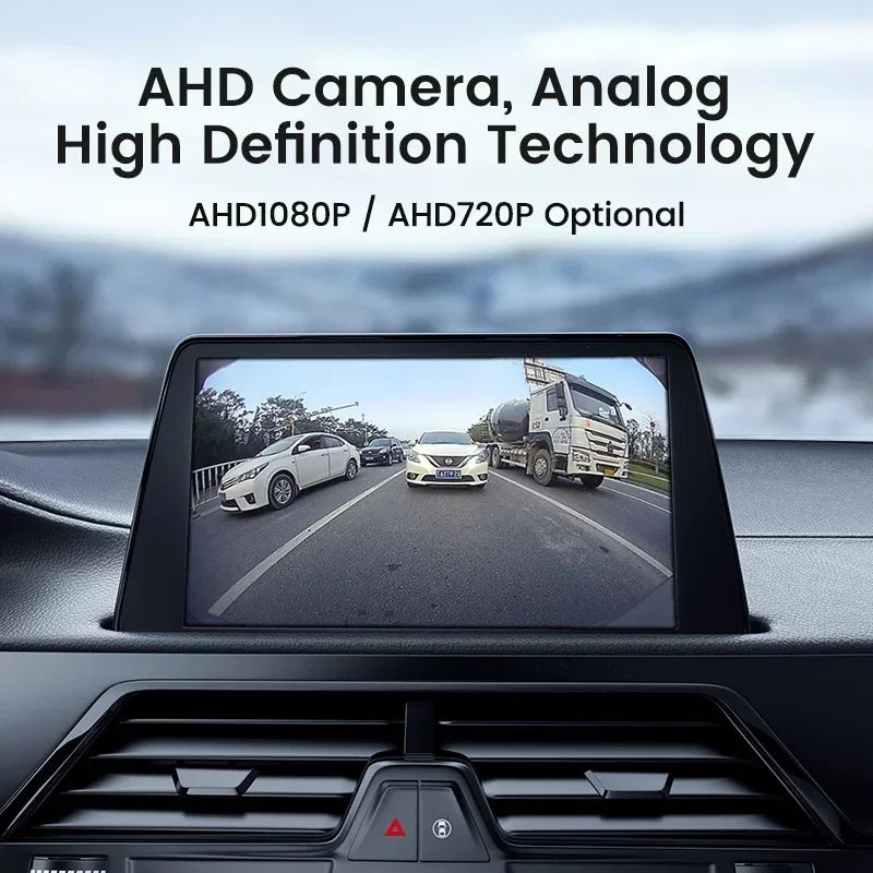 GreenYi AHD 1920x1080P Car Rear View Camera Full HD Night Vision 170° Fisheye Lens Vehicle Reversing Front Cam C801