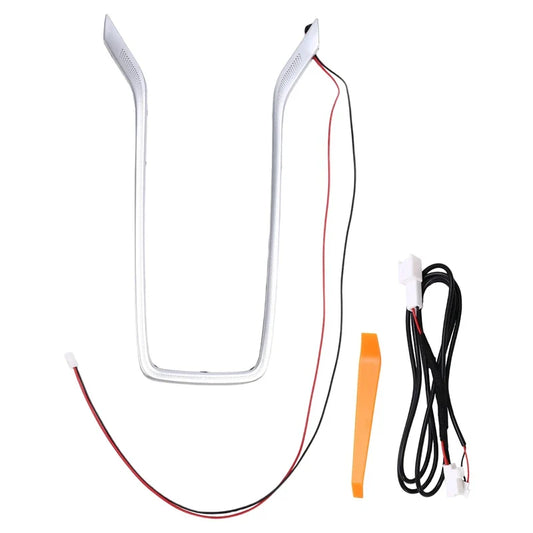 Car LED Central Cup Holder Atmosphere Ambient Light Interior Decorative Lamp For Toyota Corolla CROSS /Altis 2020-2024