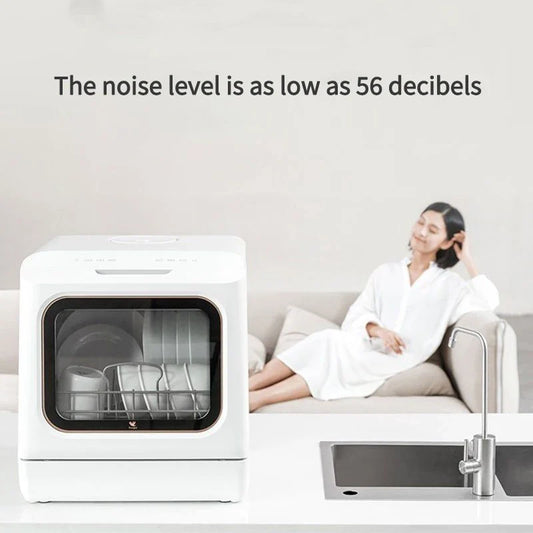 Automatic Intelligent Table Dishwasher Vegetable And Fruits Integrated 220V 50Hz Portable Dishwash