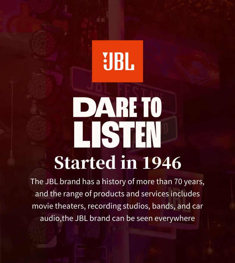 JBL Car audio Car subwoofer 160W active stereo heavy subwoofer Cast aluminum 6.5cm thick mounted under the seat