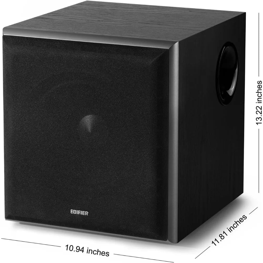 T5 Powered Subwoofer - 70w RMS Active Woofer with 8 inch Driver and Low Pass Filter
