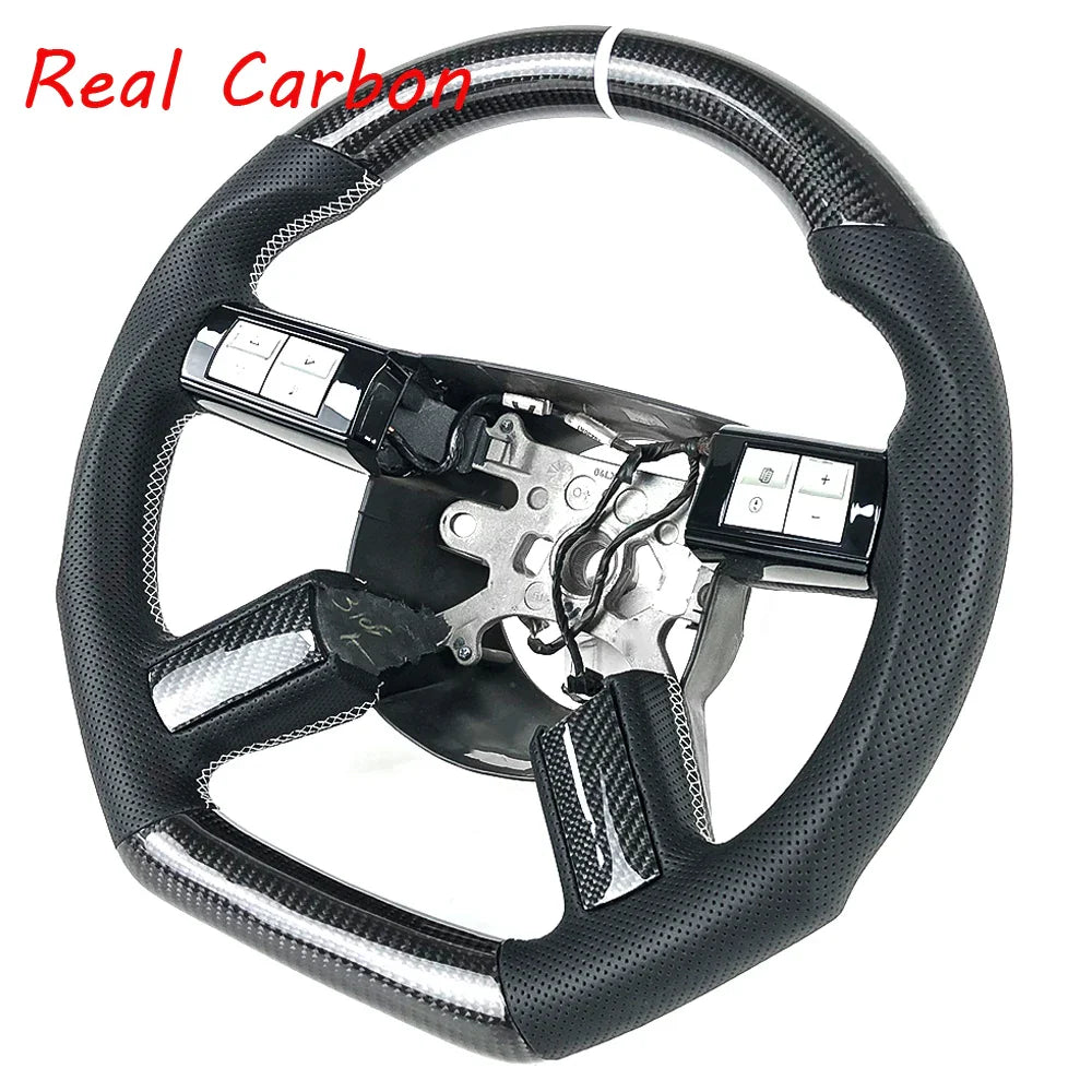 For Dodge Chrysler 300C 2007 2008 2009 2010 2011 2012 Challenger Steering Wheel Carbon Fiber Steering Wheel can Customized