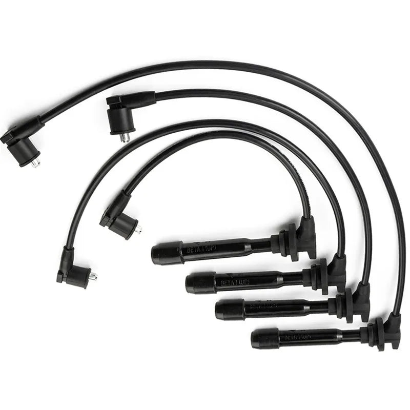 4PCS Spark Plug Wires For Hyundai Elantra Tiburon Tucson For Kia Spectra Spectra5 27501-23B70 27501-23A00 2750123A00 2750123B70