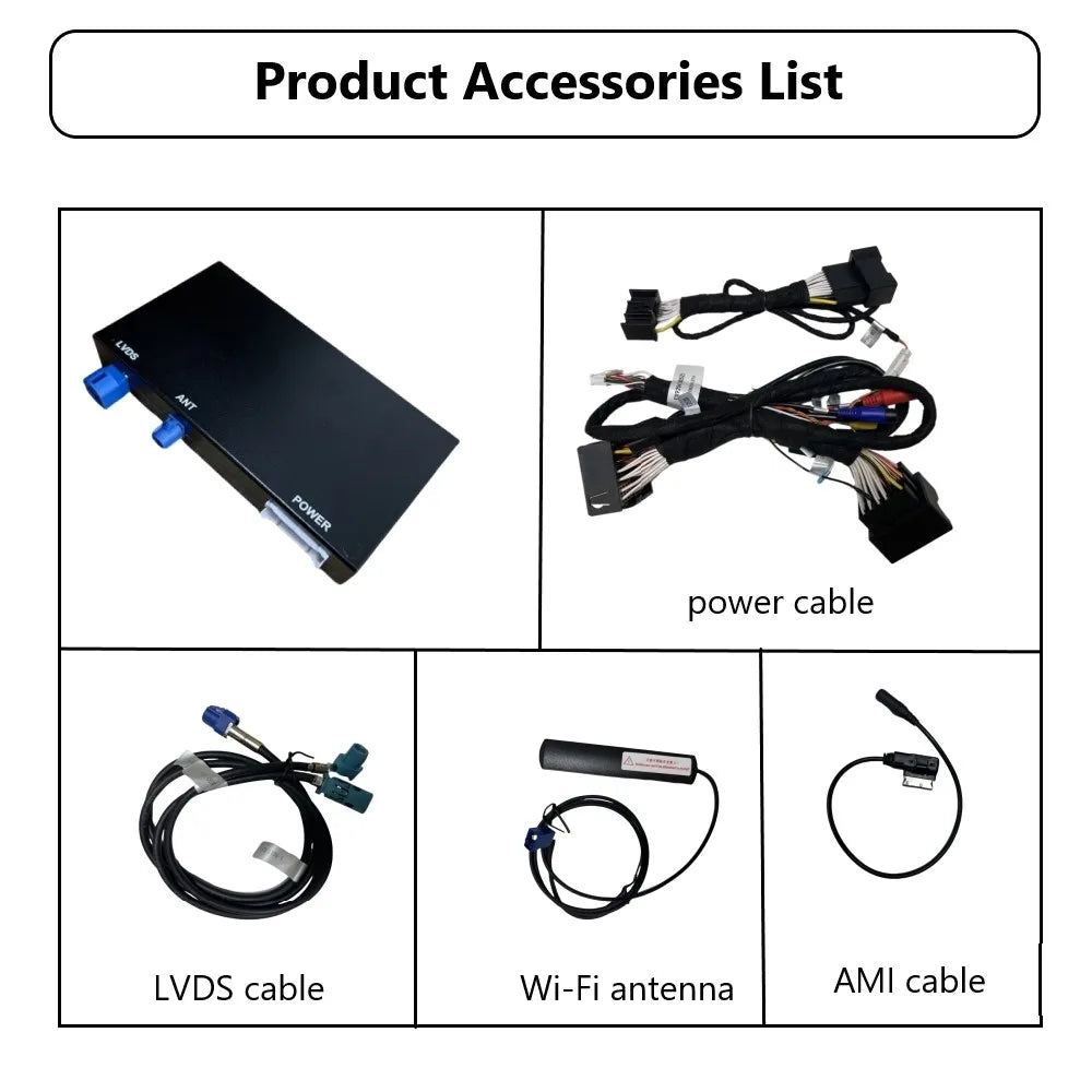 iManAuto Wireless CarPlay Module for Audi A6 A7 2012-2018 Android Auto Interface Bluetooth Audio Rear Camera Car Play