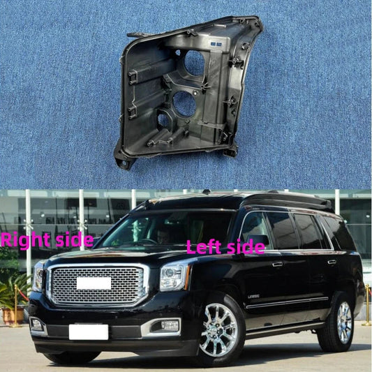 For GMC YUKON 2015 2016 2017 2018 2019 2020 Headlamp Base Headlight Rear shell Headlight House Black rear shell