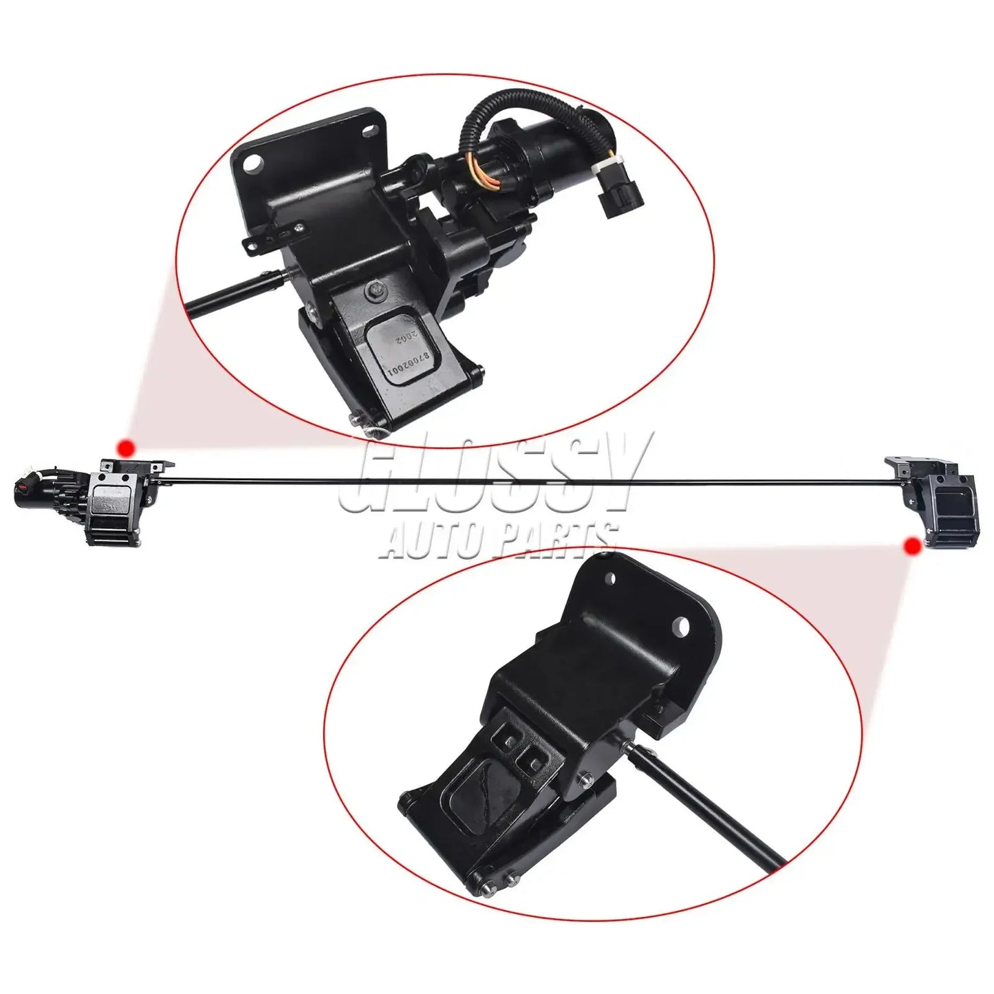 AP03 Left Running Board Motor&Front+Rear Bracket Assembly for Ford Expedition Lincoln