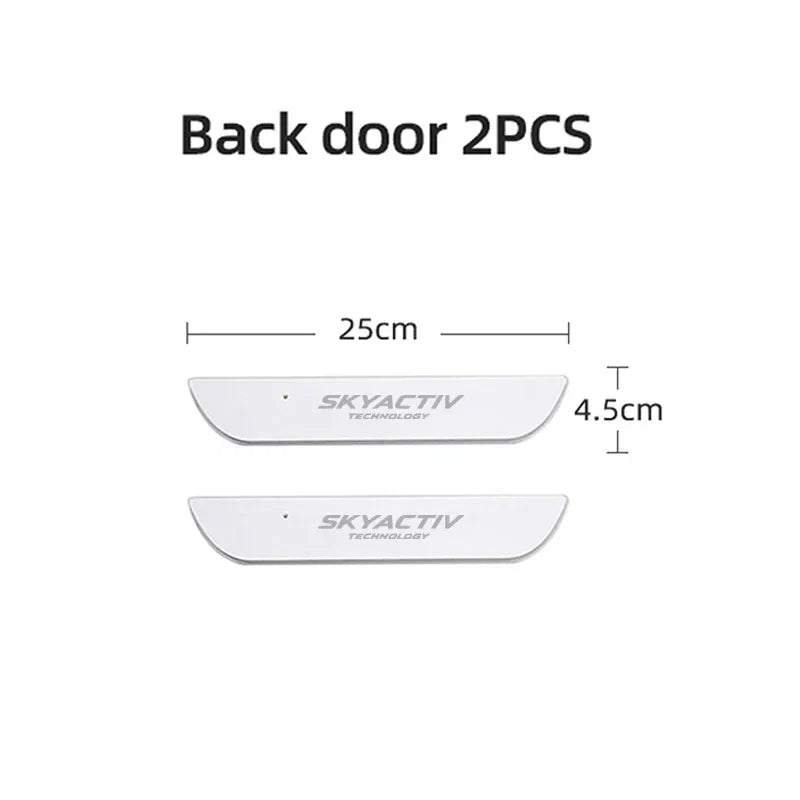 USB Welcome Pedal Lights for SKYACTIV Car RGB Door Sill Protector Pathway Lamps Streamer LED Ambient Light Accessories