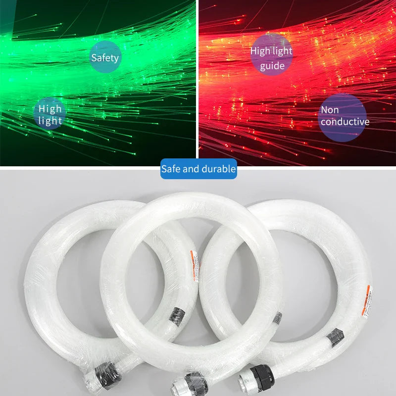 Car Starry Sky Ceiling Fiber Optic Light Colorful Rgbw Full Color Remote Control App Control Car Atmosphere Guide Light Starry Sky Light