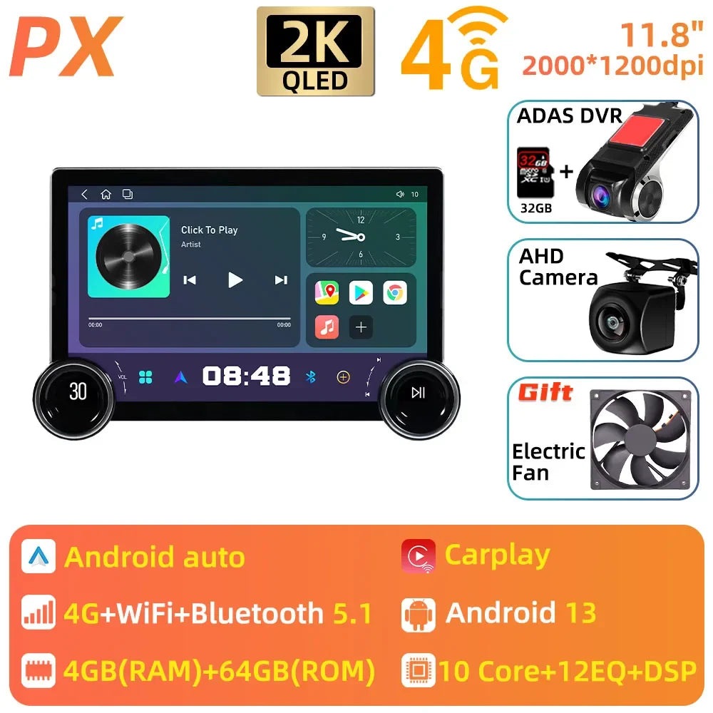 2 Din Android Car Radio for Chrysler Grand Voyager 5 for Dodge Grand Caravan 2008 - 2020 Screen GPS Multimedia Stereo Head Unit