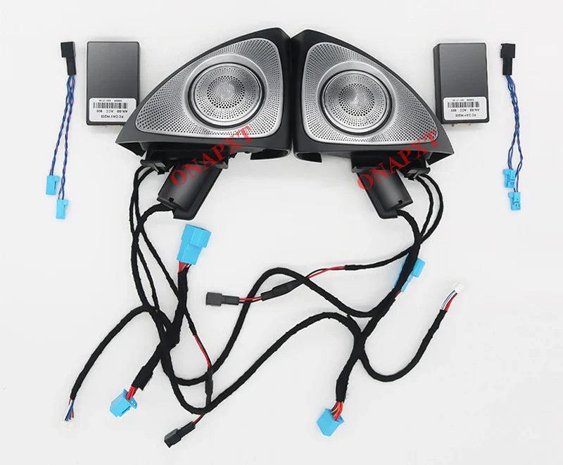 For Mercedes-Benz E-class W213 Coupe W238 LED Ambient Light 3D Tweeter Speeker Backlight Air Vent Turbine Car Atmosphere Lamp