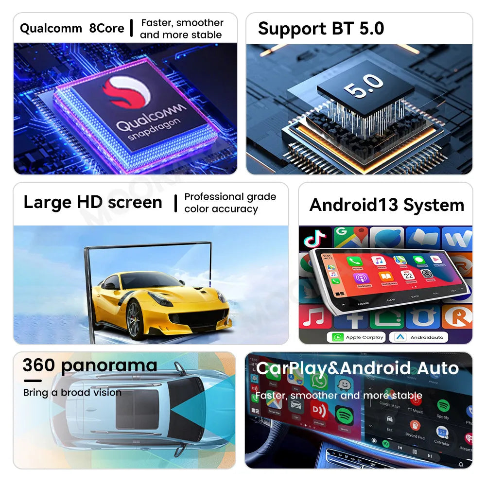 14.5Inch Android 14.0 8+256G Tesla Screen Car DSP Player For GMC Yukon Chevrolet Tahoe Suburban 2014+ GPS Radio Stereo Head Unit