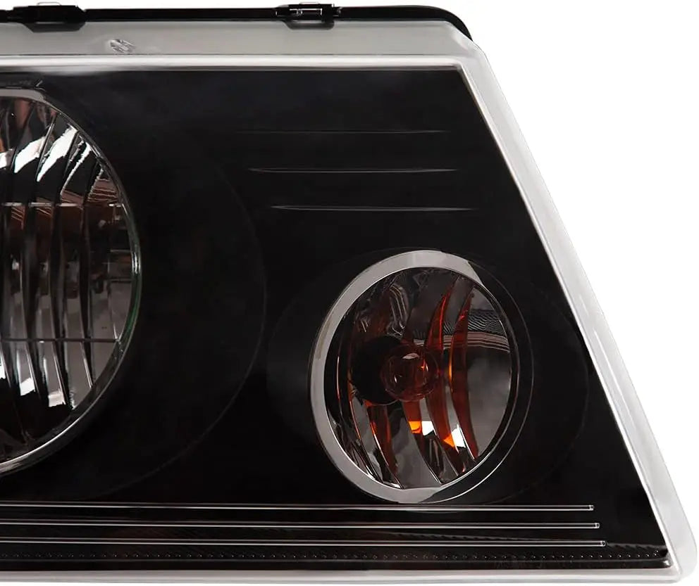 Headlight Assembly Compatible with Ford F150 2004 2005 2006 2007 2008/ Fit Lincoln Mark LT 2006-2008 Driver & Passenger Side Hea