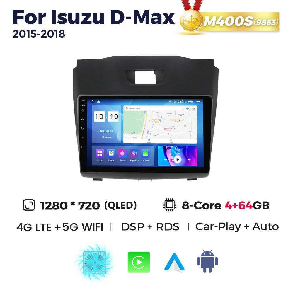 Android Car Radio Multimedia Player For Chevrolet TrailBlazer 2 S10 Holden Colorado For Isuzu D-Max DMAX Carplay Navigation GPS