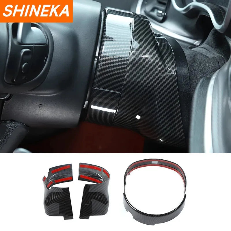 SHINEKA Carbon Fiber Grain Interior Decoration Cover for Jeep Grand Cherokee 2011 2012 2013 2014 2015 2016 2017 2018 2019 2020