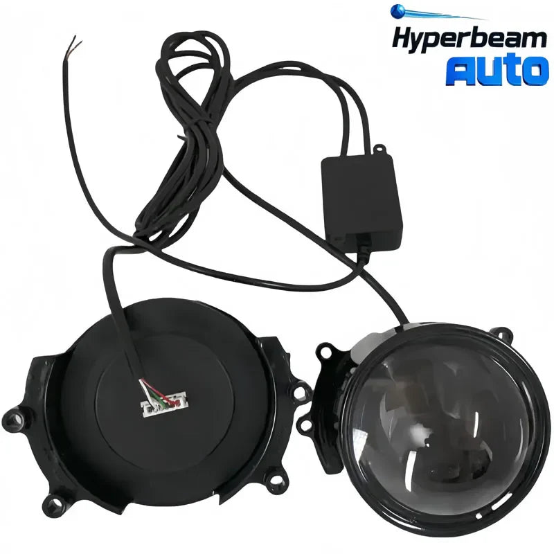 New 2.5/3 Inch Car Dynamic Blink Devil Eyes LED Devil Eyes Led Headlight Lens With Remote Control Atmosphere Light Auto Headlamp