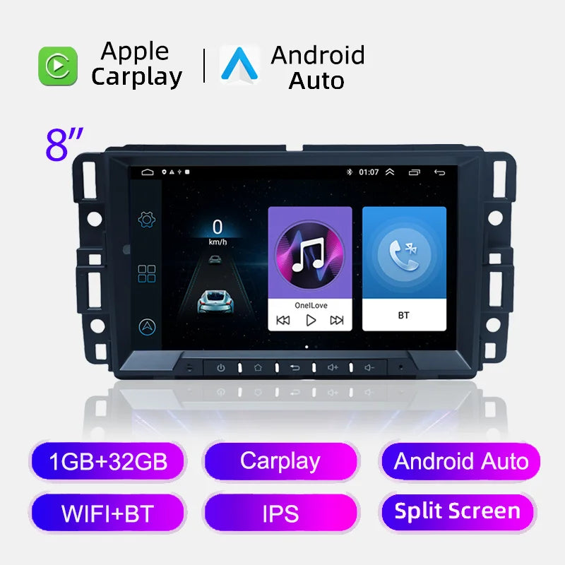 8 Inch Android Car Radio for Chevrolet Silverado GMC Sierra Impala Traverse Avalanche Express Yukon Acadia Savana GPS Multimedia