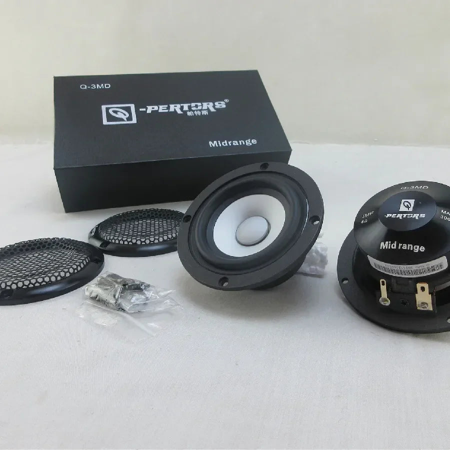 3.5-inch Pure Midrange Universal Upgrade Midrange Performance Speaker for Automobile Lossless Modification of Audio Accessories