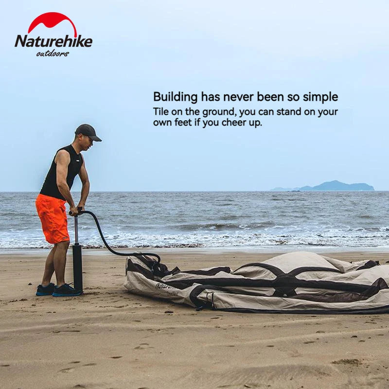 Naturehike Cloud Nest Hexagonal Pergola Inflatable Tent Dome Tent Air Shelter Canopy Beach Camping Waterproof 2000mm UPF50+ 10㎡