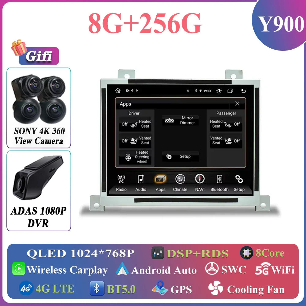8.4 inch Android Car Stereo Radio For Dodge Charger Challenger 2015-2019 Replacement Wireless Carplay and Android Auto Headunit