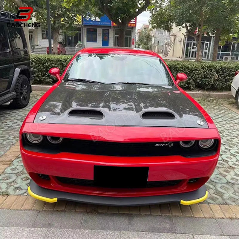Carbon Fiber for Dodge Challenger 2019 Hellcat Style Perfect Quality Car Hood Engine Bonnet OEM Style Car Parts
