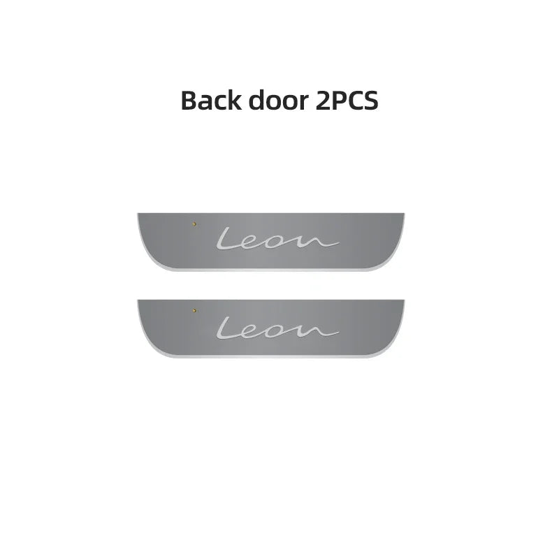 Luz ambiental de color para el umbral de la puerta del SEAT leon 5f FR mk2 mk3 accesorio protector del umbral de la puerta