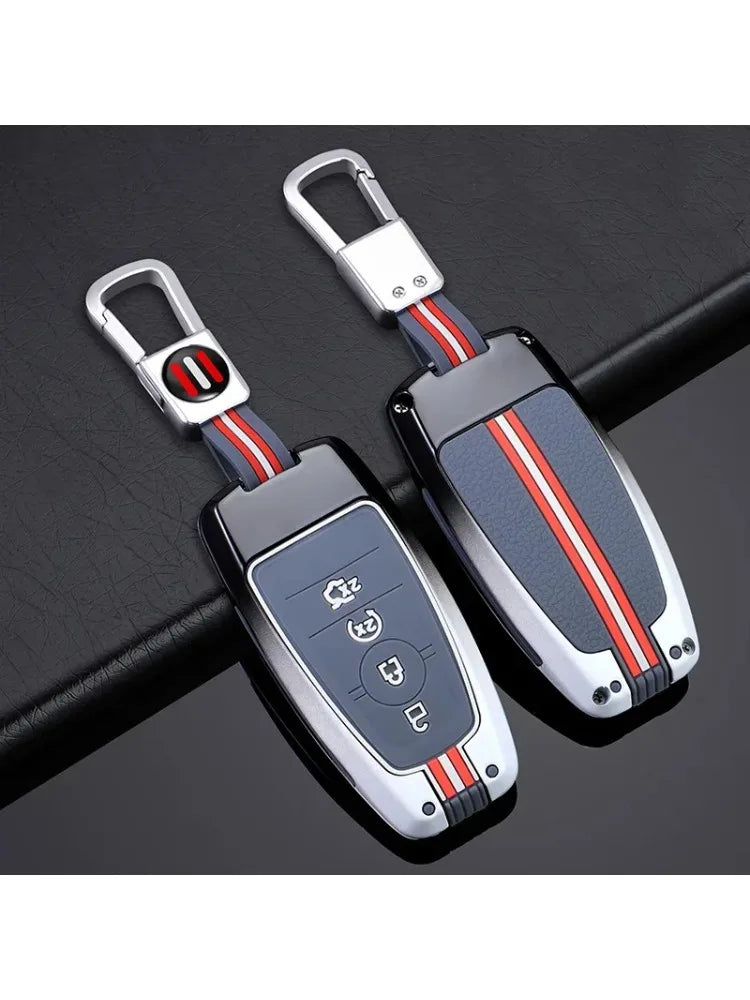 Zinc Alloy Car Key Cover Protective Shell For Ford Fusion Mondeo Mustang Explorer Edge EcoSport For Lincoln Mondeo MKC MKZ MKX
