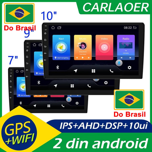 2 Din Car Android 7 9 10 Inch Car Radio Multimedia Video Player 2Din Navigation GPS FM for Nissan Kia Honda VW Hyundai  Toyota