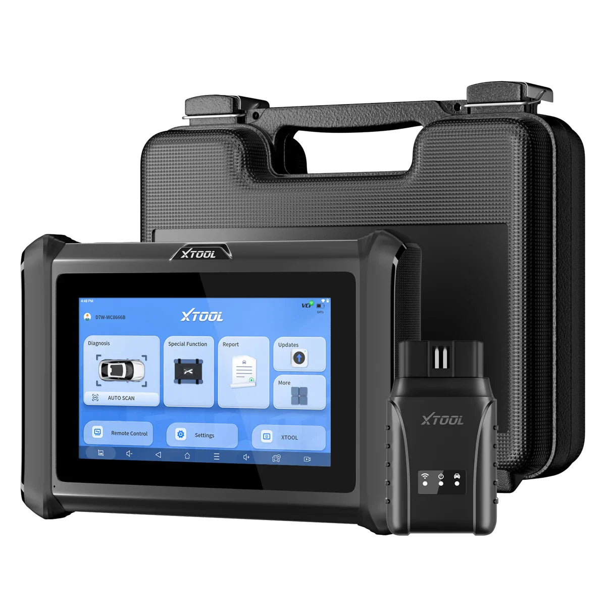 XTOOL D7W OBDII Scanner Full System Diagnostic Tools ECU Coding Data Stream FCA 36+Reset Bidirectional Control Automotive tools