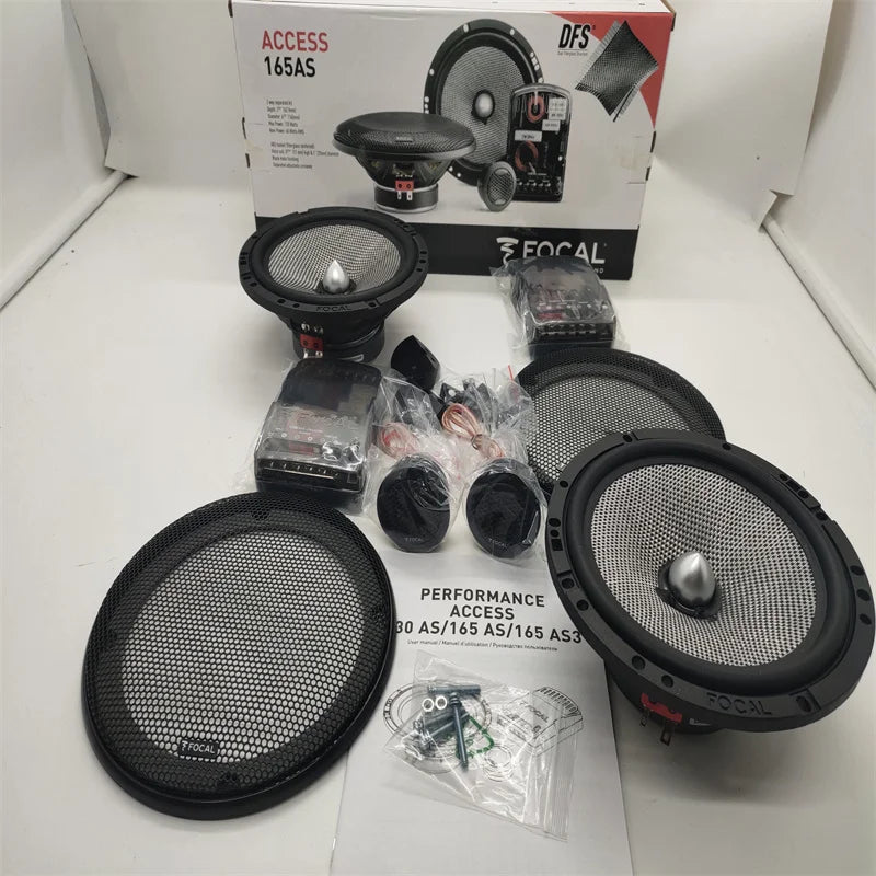 Free Shipping 1Set Focal Access 165AS 2-Way Max 120W Separated Kit Performance Component Car Speaker Hi Quality Made In France