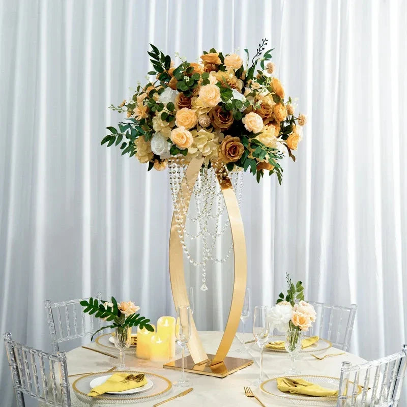4/5/10 PCS 30-Inch Metal Flower Rack Stands for Wedding Centerpieces Event Party Decor Road Lead Flower Arrangement Supports