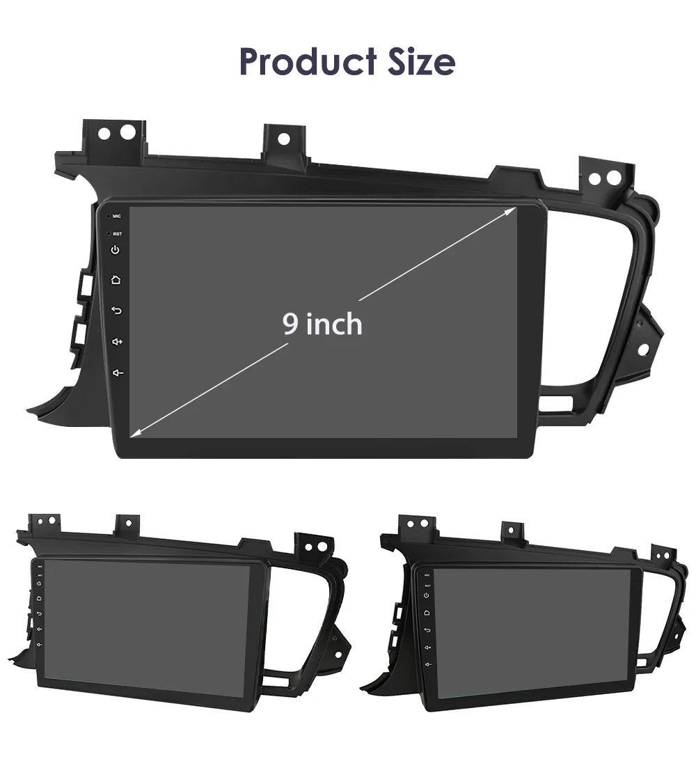 Hizpo 9" Car Radio for Kia K5 Optima 2011-2015 GPS Navigation 2 din Android Auto Multimedia Video Player 4G WIFI Carplay RDS DSP
