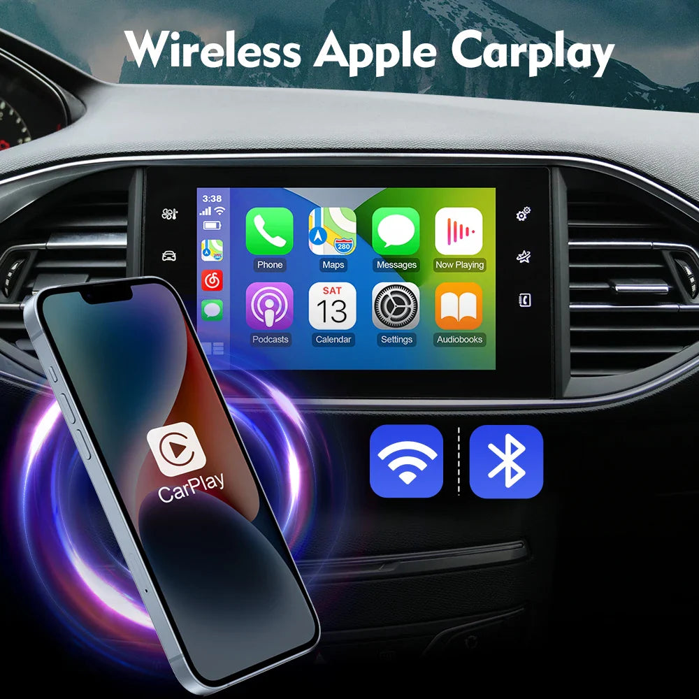 ISUDAR Wireless Carplay and Android Auto for Peugeot 208 308 508 3008 Citroën C4 DS3 DS4 DS5 SMEG MRN Multimedia Accessories