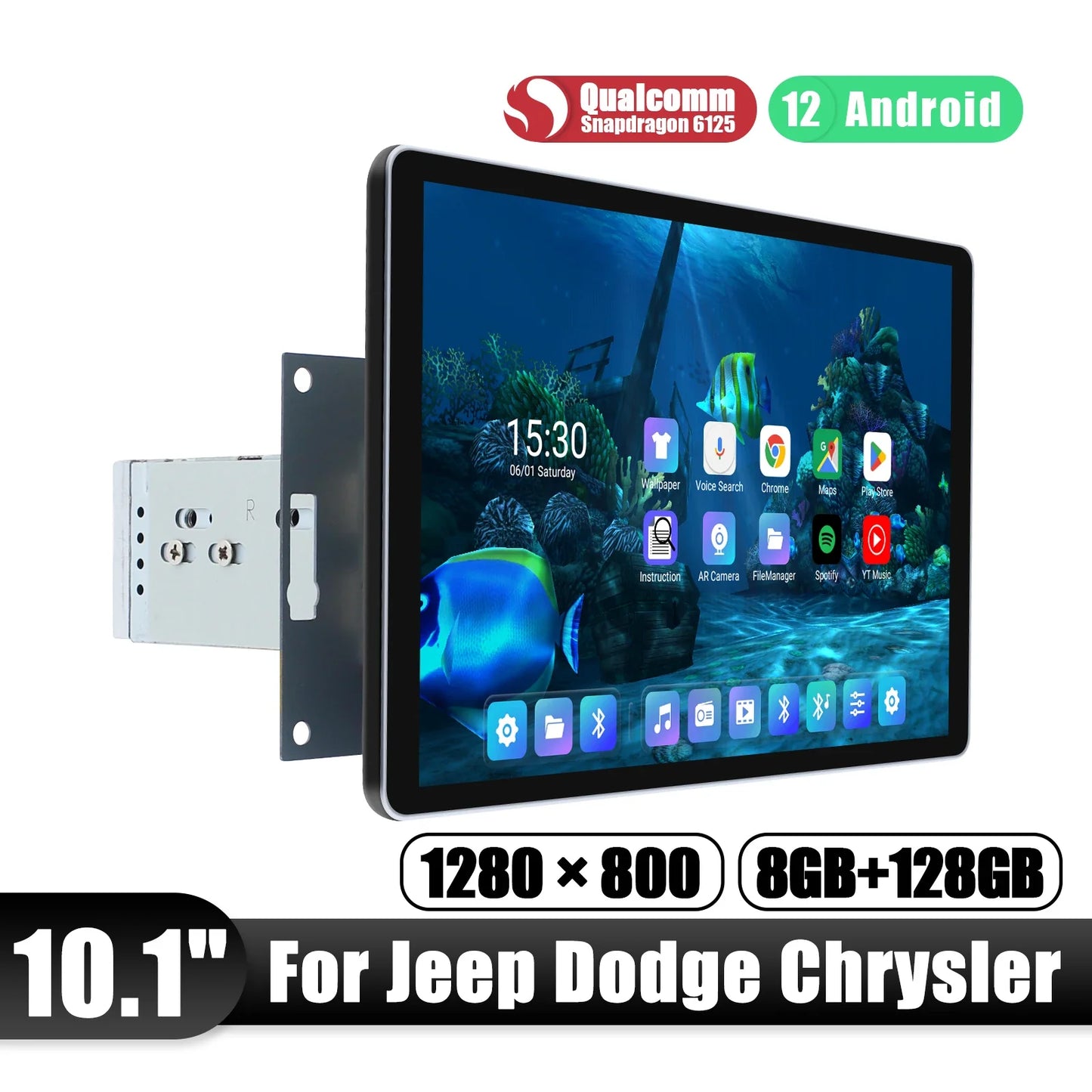 JOYING 15.1" 13.3" 11.6" 10.1"Android Car Radio Stereo Multimedia Player For Jeep Dodge Chrysler Car With Carplay Android Auto