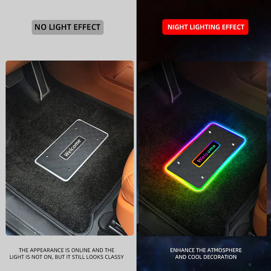 Customizable!Car LED Foot mats Symphony 213 Colors Led Car Ambient Lights App Control RGB Led car interior light accessories