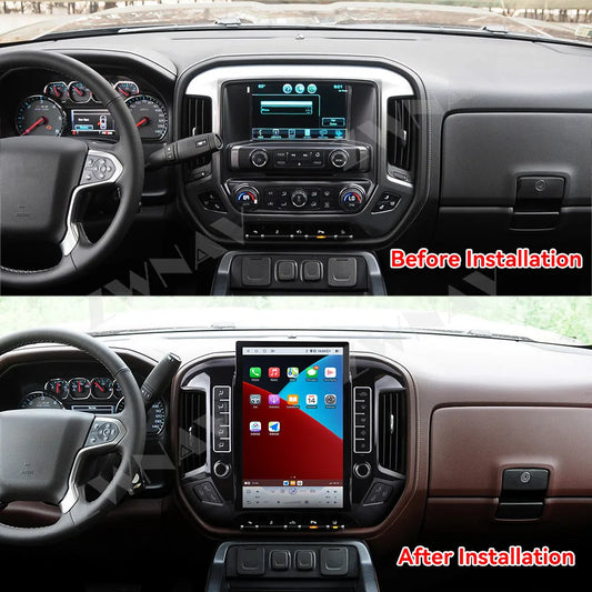 14.5" For Chevrolet Silverado GMC Sierra 2014 2015 2016 2017 2018 2019 2020 Car Radio Multimedia Player Android13 Screen Carplay