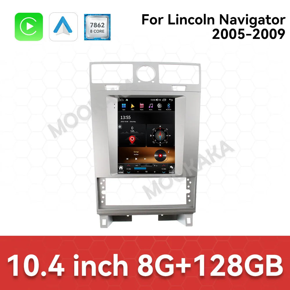 10.4 Inch Screen Car Radio For Lincoln Navigator 2005-2009 Android GPS Navigation Multimedia Video Stereo Receiver Head Unit