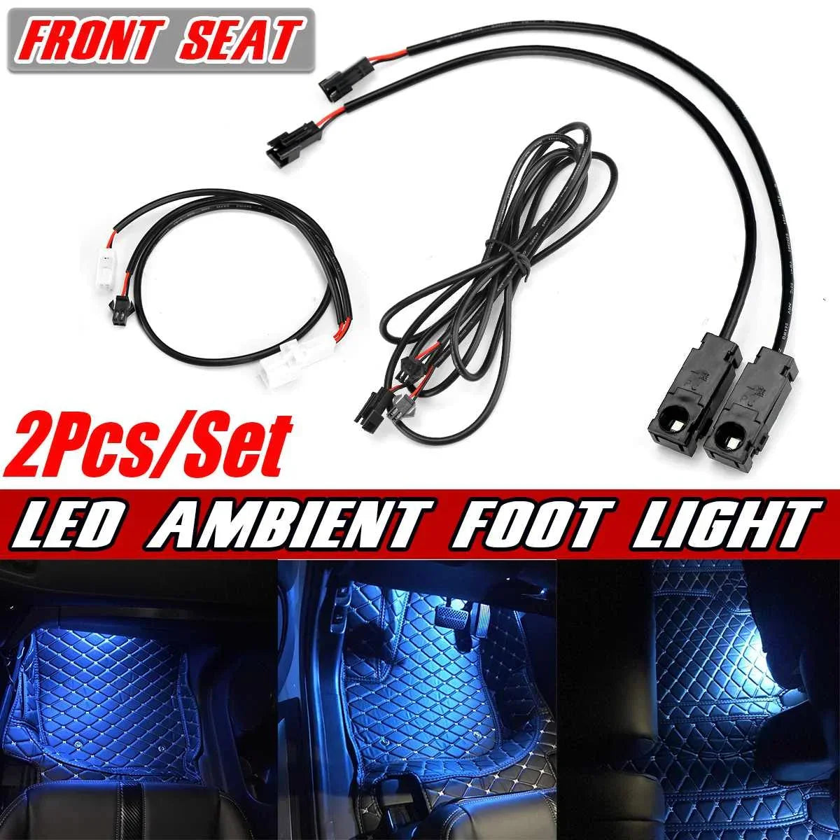 Car Interior Lights LED Decorative Atmosphere Floor Light for Toyota Camry 2019 2020 2021 Neon Wire Strip Blue Ambient Lamp