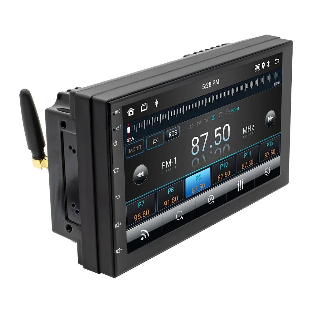 7 Inch Touch Screen Bluetooth Wifi GPS Navigation Aux Car Radio With Wireless Apple Carplay