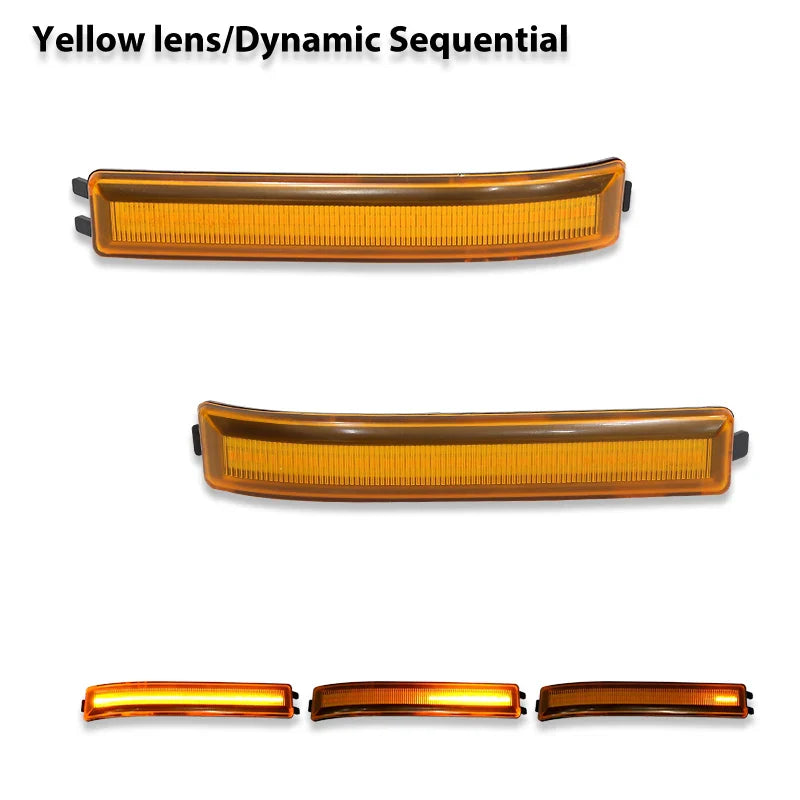 LED Dynamic Side Mirror Turn Signal Lights For Ford F150 F-150 2009-2014 SVT Raptor 2010-2014 Sequential Lamp Blinker Indicator