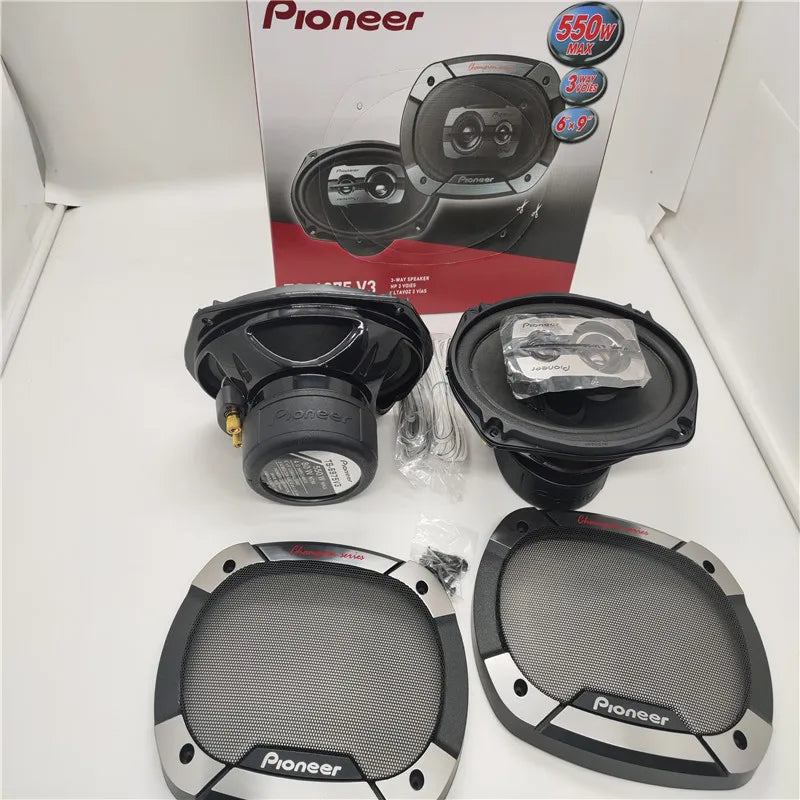 Free Shipping 1 Set Pioneer TS-6975 V3 500W MAX  80W NOM 6" x 9" 3-Way Coaxial 3-WAY 3VOIES Car Audio Speaker Made In Vietnaam
