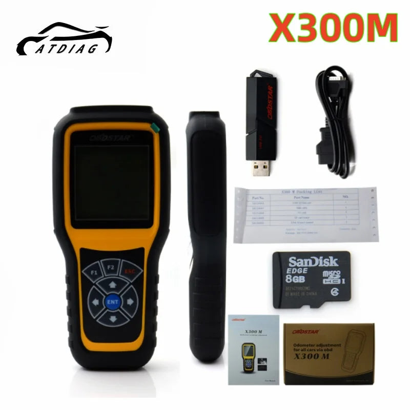 2025 OBDSTAR X300M X300 M OBD2 Car Cluster Calibration Adjustment and OBDII Diagnostic Tool GD801