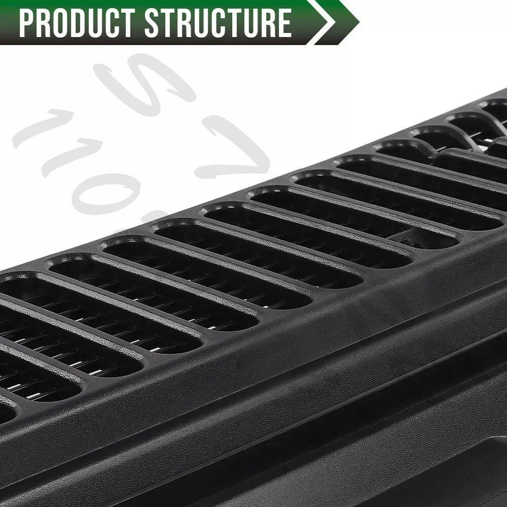 for 1999-2007 Ford F250 F350 Windshield Wiper Cowl Grille Vent Cover Panel Hood Assembly Replacement 3C3Z25022A68 / 4C3Z25022A69