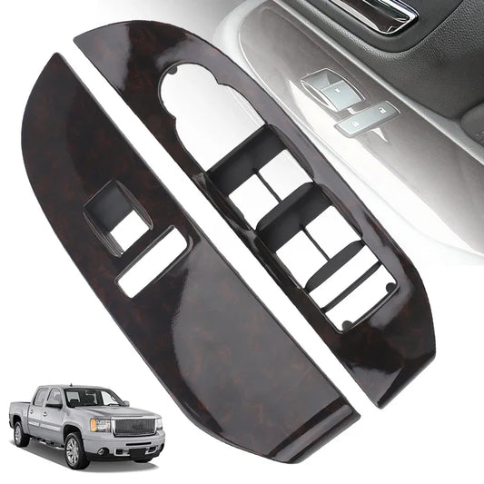 Front Window Switch Bezel Cover for Chevy Avalanche Silverado Suburban Tahoe GMC Sierra Yukon XL 2007-2009 25924151 20877646