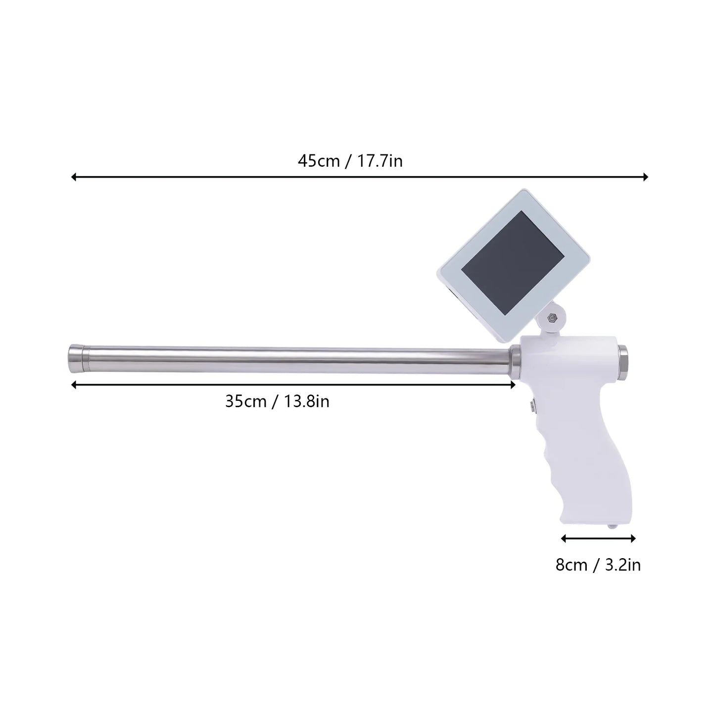 Cattle AI Kit with 15MP Camera, 3.5-Inch LED Display, Anti-Fall Rope, and 8 Hours Battery Life for Insemination Process –
