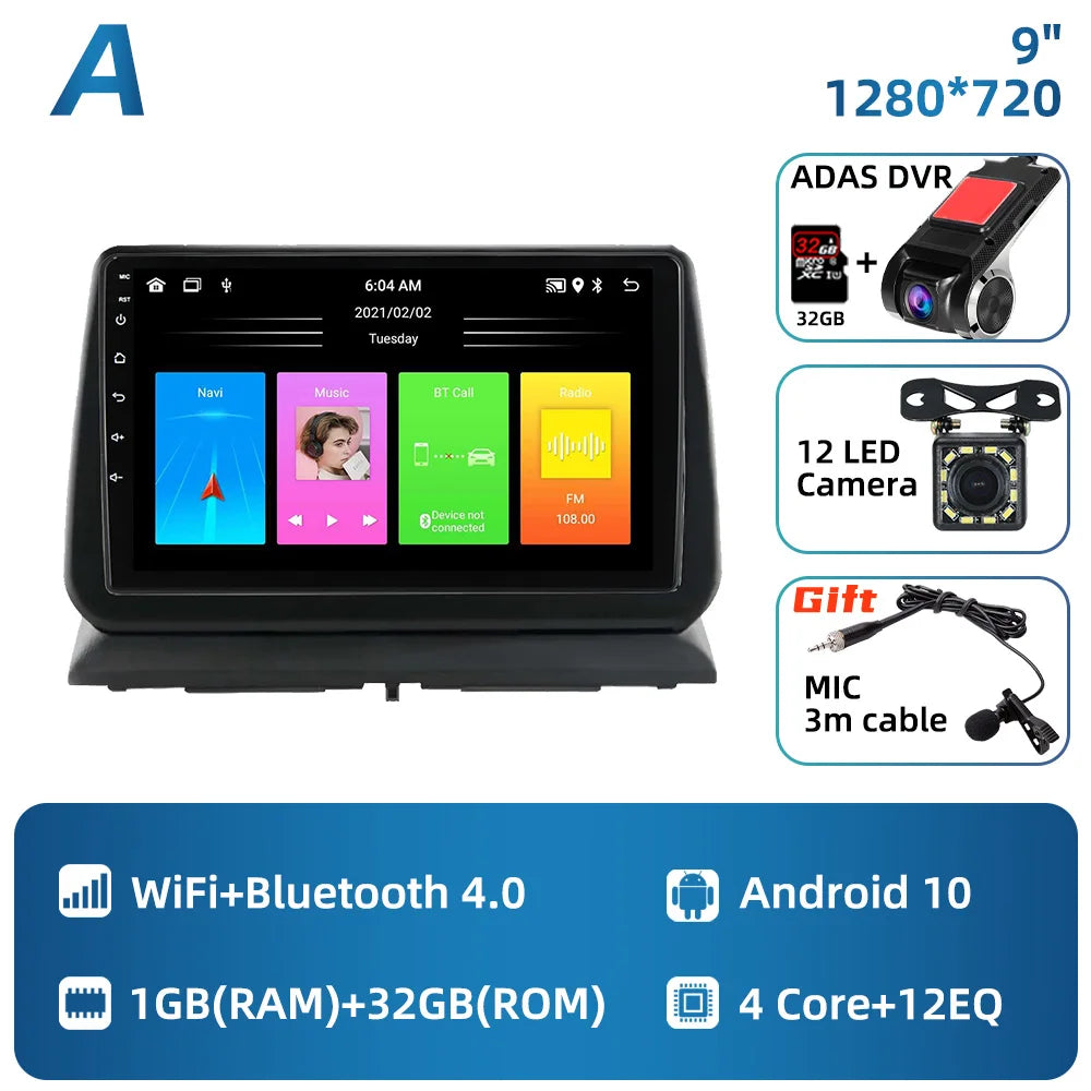 2 Din Android Car Radio for Dodge Nitro 2007-2011 Stereo Carplay Car Multimedia Player GPS Navigation Autoradio Head Unit Auto