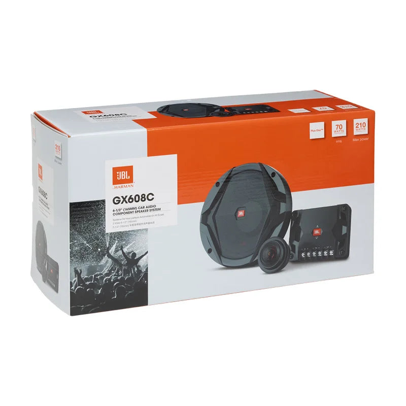 JBL car audio speaker two-way treble midrange bass subwoofer 210W real power not false standard stereo surround sound