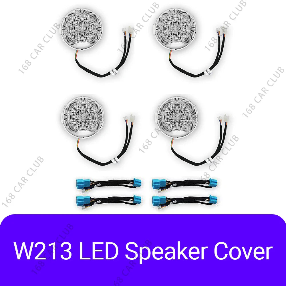 LED Air Vents 3D/4D Rotate Tweeter Speaker For Mercedes Benz W213 W238 E53 E63 E-Coupe Car 64 Colours Lnterior Decorative Lights