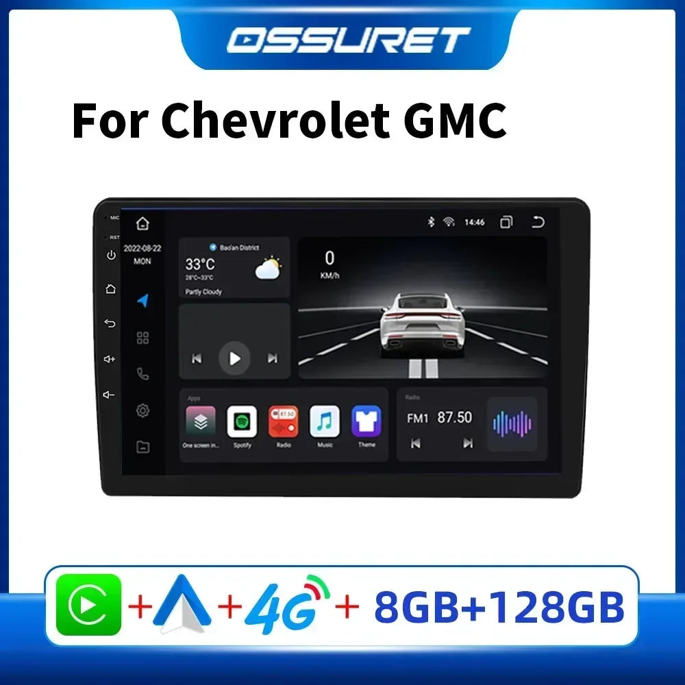 Android Car Radio for Chevrolet Silverado Avalanche Suburban Tahoe TRAVERSE GMC Acadia YUKON Savana SATURN Automotivo Multimedia