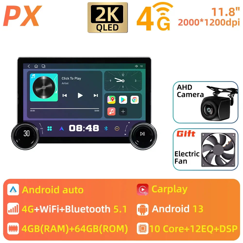 2 Din Android Car Radio for Chrysler Grand Voyager 5 for Dodge Grand Caravan 2008 - 2020 Screen GPS Multimedia Stereo Head Unit
