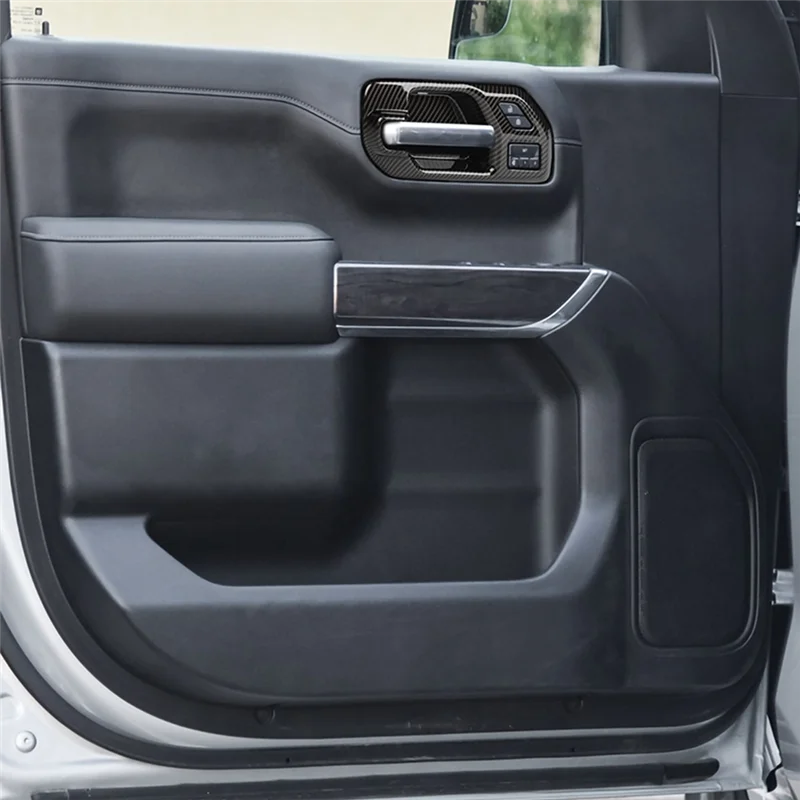 UP!For Chevy Silverado 1500 GMC Sierra 1500 2019-2022 Car Door Handle Bowl Cover Trim Accessories